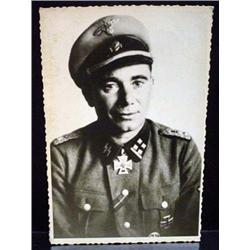 WW2 NAZI GERMAN ARCHIVES PHOTO OF AN SS KNIGHT'S C