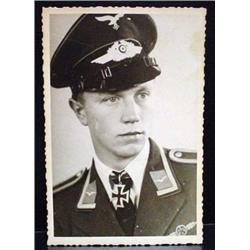 WW2 NAZI GERMAN ARCHIVES PHOTO OF A KNIGHT'S CROSS