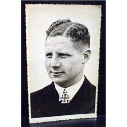 WW2 NAZI GERMAN ARCHIVES PHOTO OF A KNIGHT'S CROSS