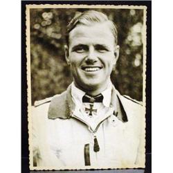 WW2 NAZI GERMAN ARCHIVES PHOTO OF A KNIGHT'S CROSS