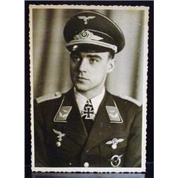 WW2 NAZI GERMAN ARCHIVES PHOTO OF A KNIGHT'S CROSS