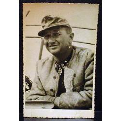 WW2 NAZI GERMAN ARCHIVES PHOTO OF A KNIGHT'S CROSS