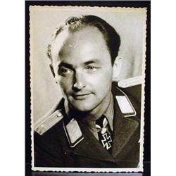 WW2 NAZI GERMAN ARCHIVES PHOTO OF A KNIGHT'S CROSS