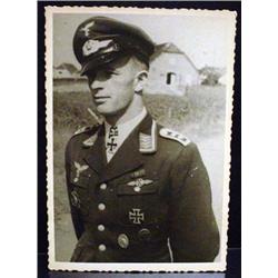 WW2 NAZI GERMAN ARCHIVES PHOTO OF A KNIGHT'S CROSS