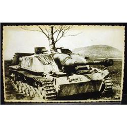 WW2 NAZI GERMAN ARCHIVES PHOTO OF A TANK - This ph