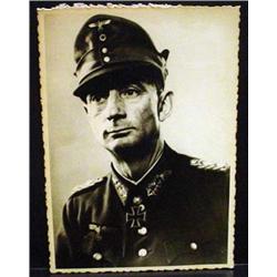 WW2 NAZI GERMAN ARCHIVES PHOTO OF A KNIGHT'S CROSS