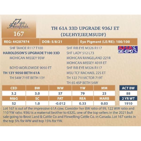 TH 61A 33D UPGRADE 936J ET