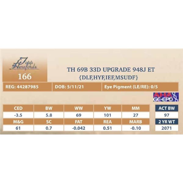 TH 69B 33D UPGRADE 948J ET