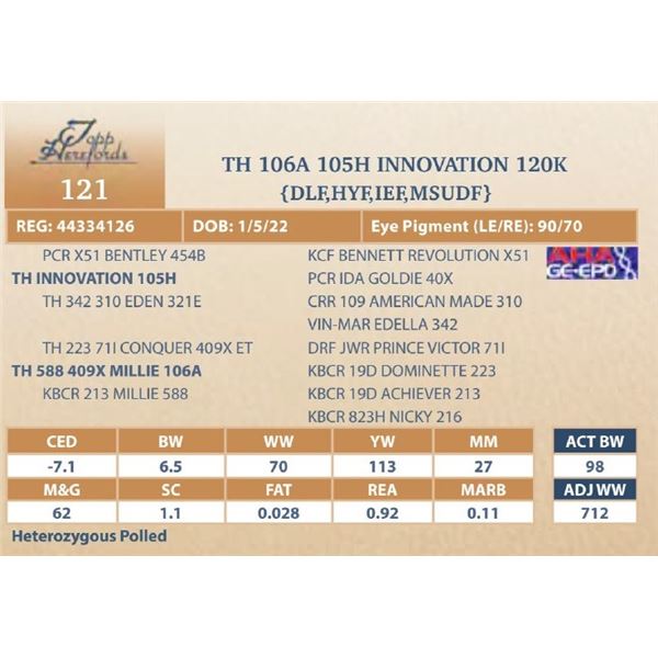 TH 106A 105H INNOVATION 120K