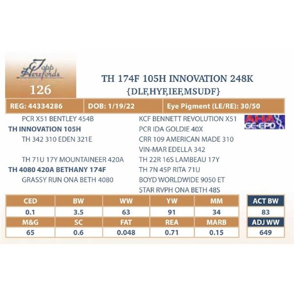TH 174F 105H INNOVATION 248K
