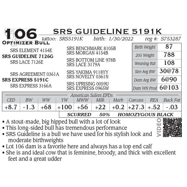 SRS GUIDELINE 5191K