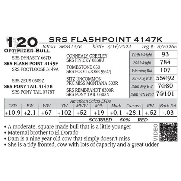 SRS FLASHPOINT 4147K