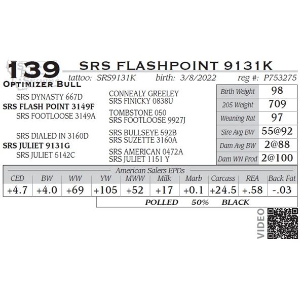 SRS FLASHPOINT 9131K