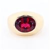 Image 2 : 4.25 ctw Pink Tourmaline 14K Yellow Gold Ring