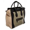 Image 2 : Celine Black Multicolor Suede Leather Micro Luggage Handbag