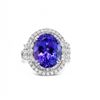 Image 2 : 18K Tanzanite Ring 8.95 ct