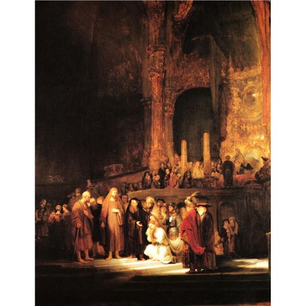 Rembrandt - Christ and the Adulteress