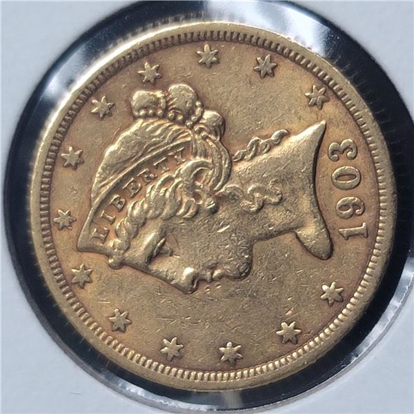 1903-S $5 Liberty Head Half Eagle XF