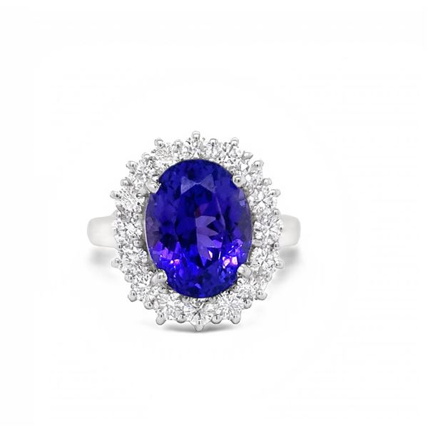 14K Tanzanite Ring 5.05 ct