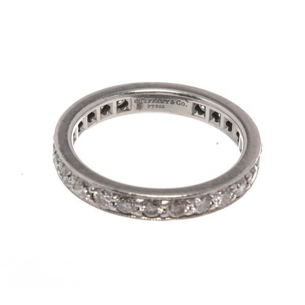 Tiffany & Co. Silver Legacy Bar Ring 8