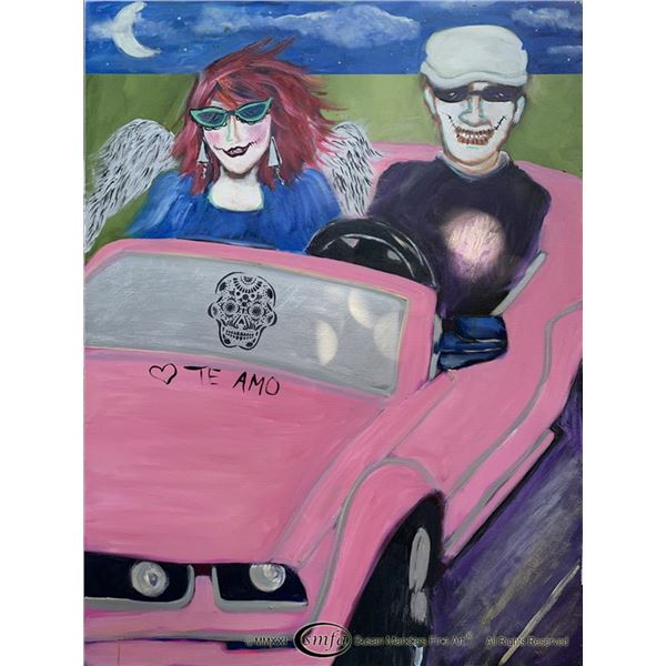 Susan Manders ORIGINAL "Pink Cadillac"