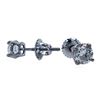 Image 2 : 1.02 ctw Diamond Stud Earrings - 14KT White Gold