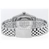 Image 6 : Rolex Mens Stainless Steel Black String Diamond 36MM Datejust