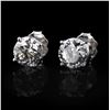 Image 2 : 1.96 ctw Diamond Stud Earrings