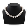 Image 1 : 10-12mm White South Sea Pearl Necklace