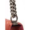 Image 6 : Chanel Peach Lambskin Large Boy Shoulder Bag