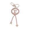 Image 1 : Louis Vuitton Silver-tone Pink Very Bag Charm and Key Holder