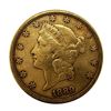 Image 1 : 1889-S $20 Liberty Head Double Eagle Gold Coin VF