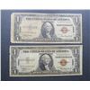 Image 1 : (2) 1935 $1 "HAWAII" SILVER CERTIFICATE