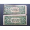 Image 2 : (2) 1935 $1 "HAWAII" SILVER CERTIFICATE