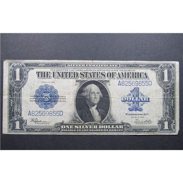 1923 $1 SILVER CERTIFICATE LARGE SIZE NOTE