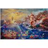 Image 1 : THOMAS KINKADE Ariel The Little Mermaid Giclee on Canvas
