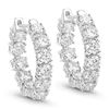 Image 1 : 14KT White Gold 3.08ctw Lab Diamond Earrings