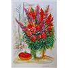 Image 1 : Marc Chagall Bouquet With Bowl Of Cherries
