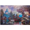 THOMAS KINKADE Cinderella and the Prince Giclee on Canvas