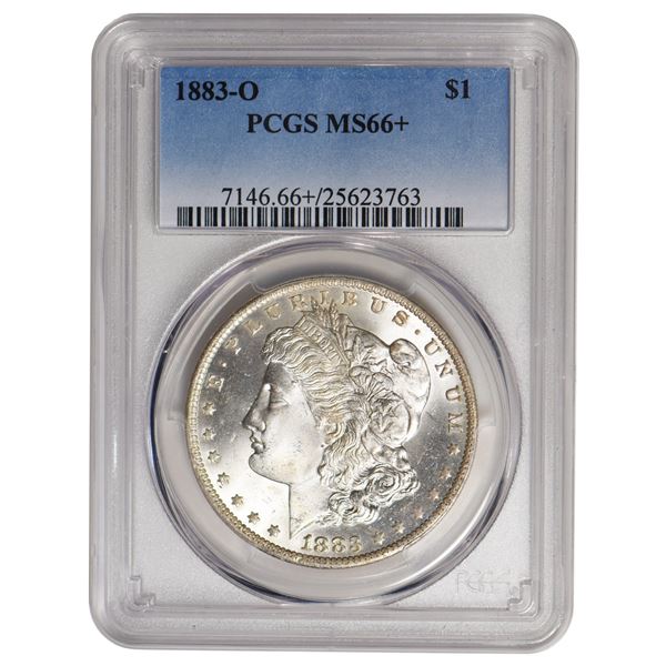 1883-O $1 Morgan Silver Dollar PCGS MS66+