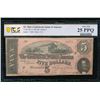 Image 1 : 1864 $5 T-69 Confederate PCGS 25PPQ