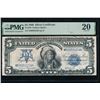 Image 1 : 1899 $5 Chief Silver Certificate PMG 20