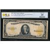 Image 1 : 1922 $10 Gold Certificate PCGS 20