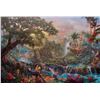 Image 1 : THOMAS KINKADE The Jungle Book Giclee on Canvas