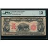Image 1 : 1901 $10 Bison Legal Tender Note PMG 15