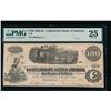 Image 1 : 1862 $100 T-40 Confederate PMG 25