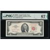 Image 1 : 1963A $2 Legal Tender Note PMG 67EPQ