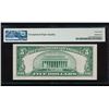 Image 2 : 1934A $5 STAR Silver Certificate PMG 63EPQ