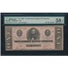 Image 1 : 1863 $1 T-62 Confederate PMG 58EPQ