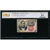10 Cent Fifth Issue Fractional PCGS 64